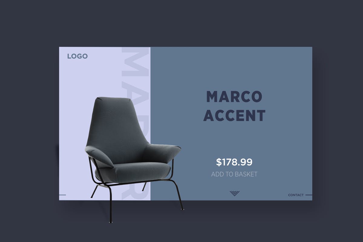 电子商务-家具网站模板 eCommerce – Furniture Website Template