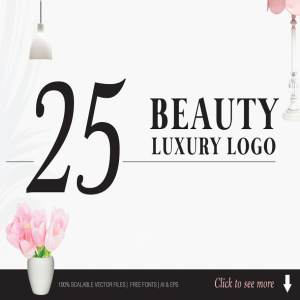 美容&奢侈品牌Logo模板合集 Beauty and Luxury Logo Bundle