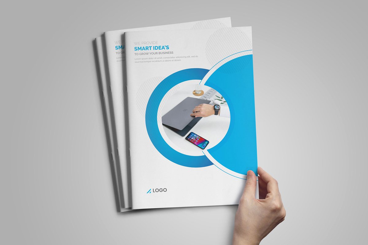 创意极简主义业务宣传手册设计