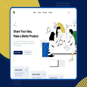 头脑风暴主题网站设计矢量插画设计素材 Liner – Brainstorming