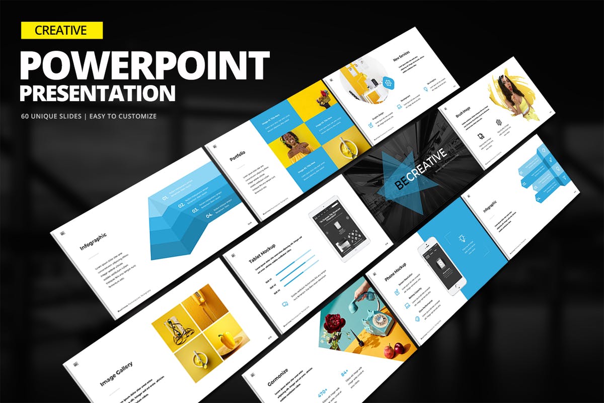 创新型服务企业介绍PPT幻灯片模板 Creative Powerpoint Presentation