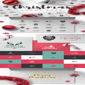 圣诞特典：400+圣诞主题设计素材包 Christmas Bundle 2016（2.35GB, AI, EPS, PSD 格式）