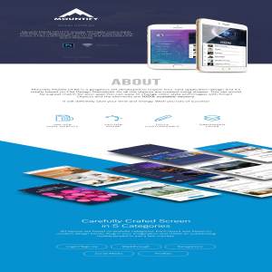 手机应用设计套件 Mountify Mobile UI Kit（150 PSDs&1000+元素）