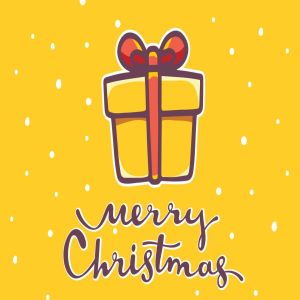 圣诞节&新年庆祝主题简易矢量手绘图形素材 Collection of Christmas cards