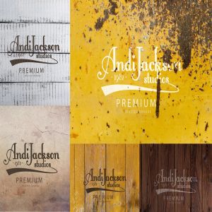 10款破裂设计风格复古Logo样机模板Vol.4 10 Cracked Vintage Logo Mockup Vol. 04