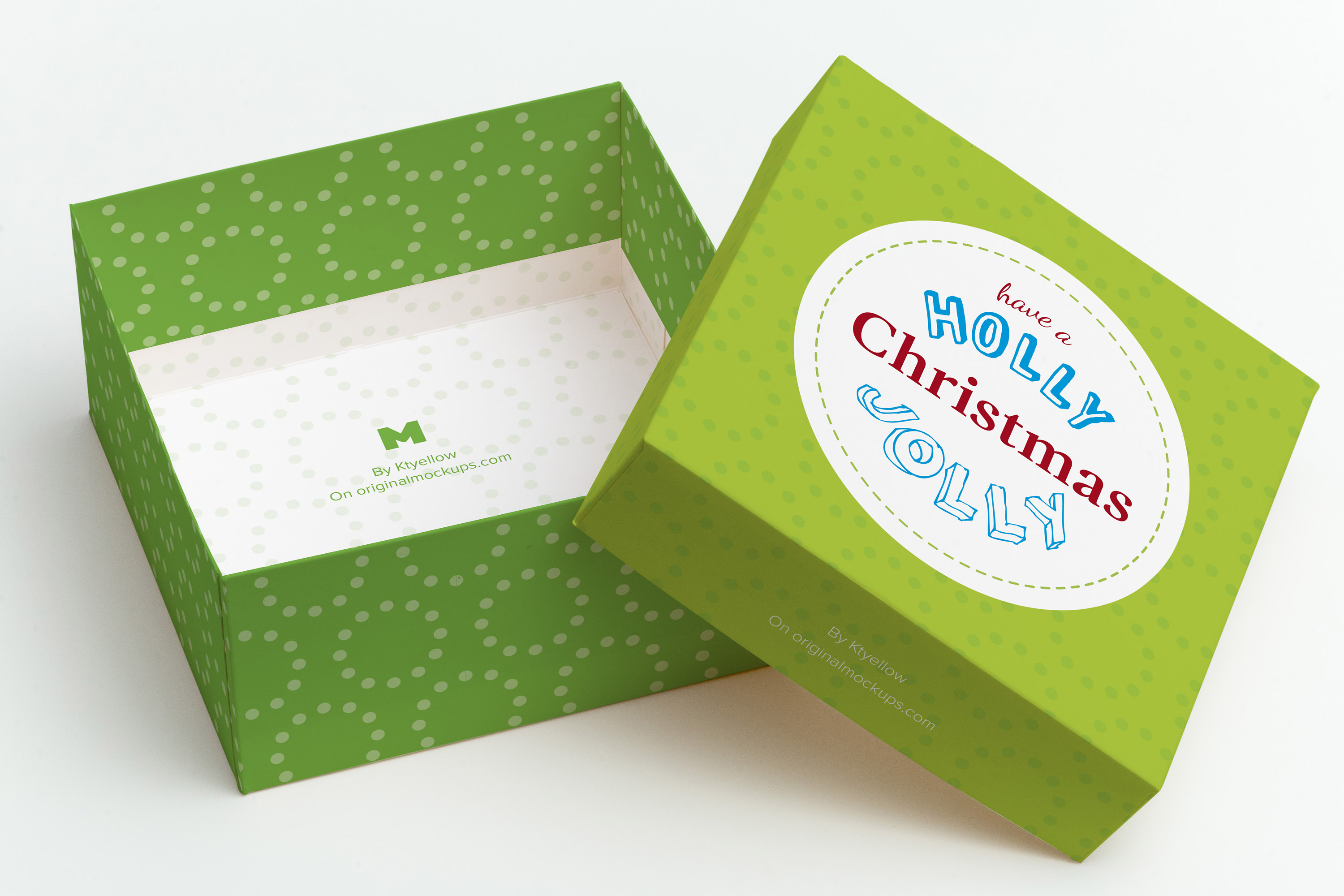 大礼盒礼品包装盒包装设计效果图样机01 Big Gift Box Mockup 01
