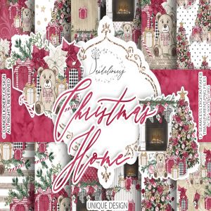 圣诞节居家装饰数码纸张背景素材 Christmas Home digital paper pack