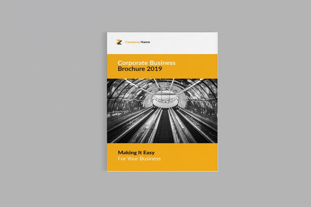 18页企业品牌形象宣传画册设计INDD模板 Pachira – Corporate Brochure Template