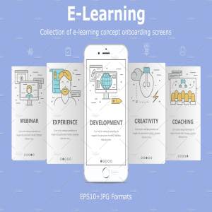 响应式移动应用程序客户新手启动界面矢量素材下载[eps,jpg]