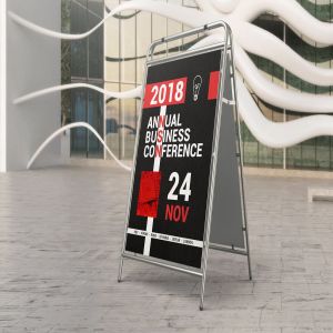 户外广告牌广告展架样机02 Advertising Stand Mockups 02