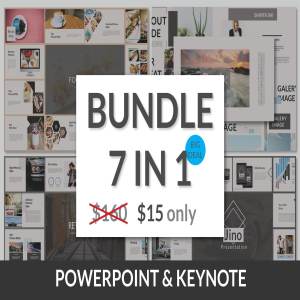 极简主义7合1Powerpoint和keynote模板合辑下载 Bundle 7 in 1 Powerpoint & Keynote [pptx,key]