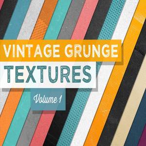 复古做旧怀旧风格纹理合集v1 Vintage Grunge Textures Vol.1