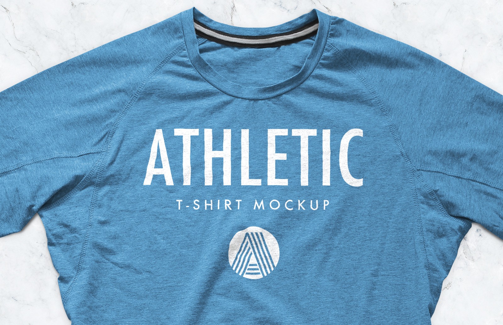 经典运动T恤样机 Athletic T-Shirt Mockup PSD