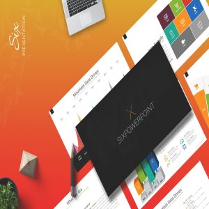 项目管理项目规划PPT幻灯片模板 Six – Powerpoint Template