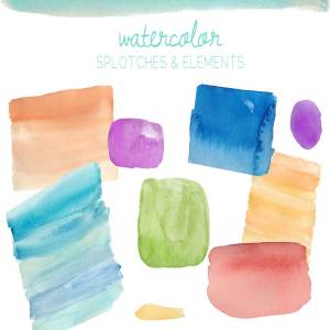 水彩插画元素合集 Watercolor Elements