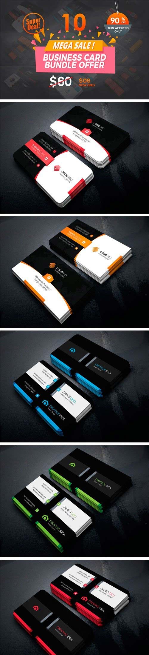 10个高品质的名片卡片设计模板