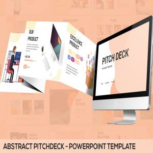 商务演示或个人适用的抽象风格PPT模板素材 Abstract Pitchdeck – Powerpoint Template