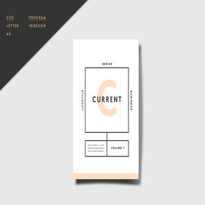 多用途设计杂志模板 Current Magazine