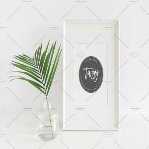 插花装饰画框相框样机 Styled Stock Frame Mockups PSD