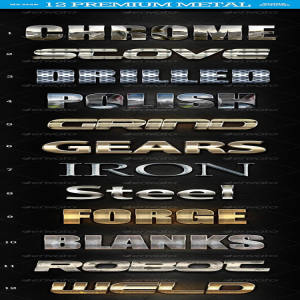 金属质感专家必备的photoshop图层样式[PSD]