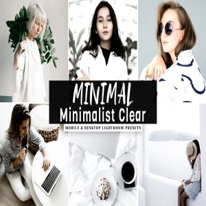 性冷淡风人像摄影后期处理LR调色预设 MINIMAL Minimalist Clear Lightroom Presets