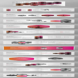 极简主义的现代横版画册模版下载[indd]