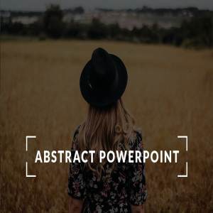 个人作品、团队&产品介绍幻灯片模板 Abstract Presentation