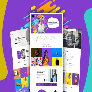 创意多用途商务网站PSD模板 Creative And multiple Business Website For Company