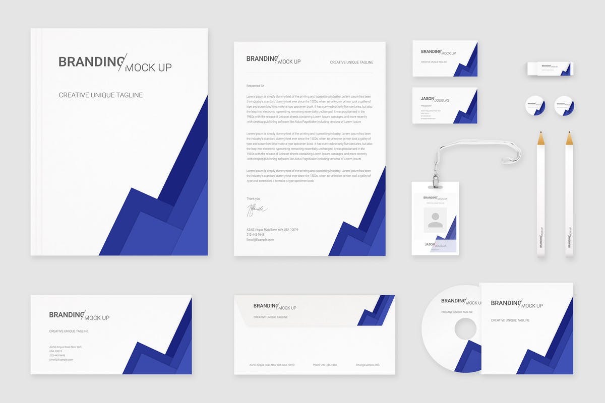 极简主义品牌标志设计展示样机套装Vol.7 Branding Identity Mock Up (Vol. 7)