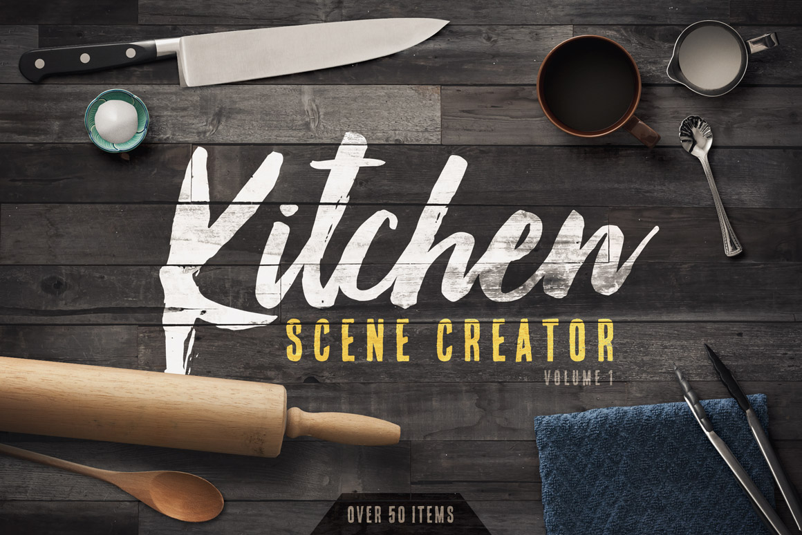 特别推荐：厨房摄影高清展示样机 Kitchen Scene Creator Volume 1