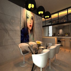 室内墙壁艺术海报框架样机Vol.1 Interior With Poster Frames Mockup Vol.1