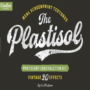 塑料溶胶开裂龟裂效果纹理PS笔刷 Plastisol cracked textures photoshop