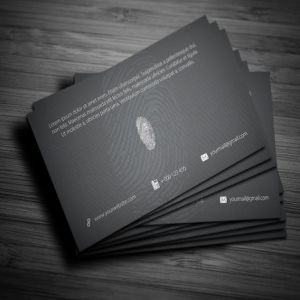 数字加密技术企业名片设计名片 Identity Business Card Design插图4