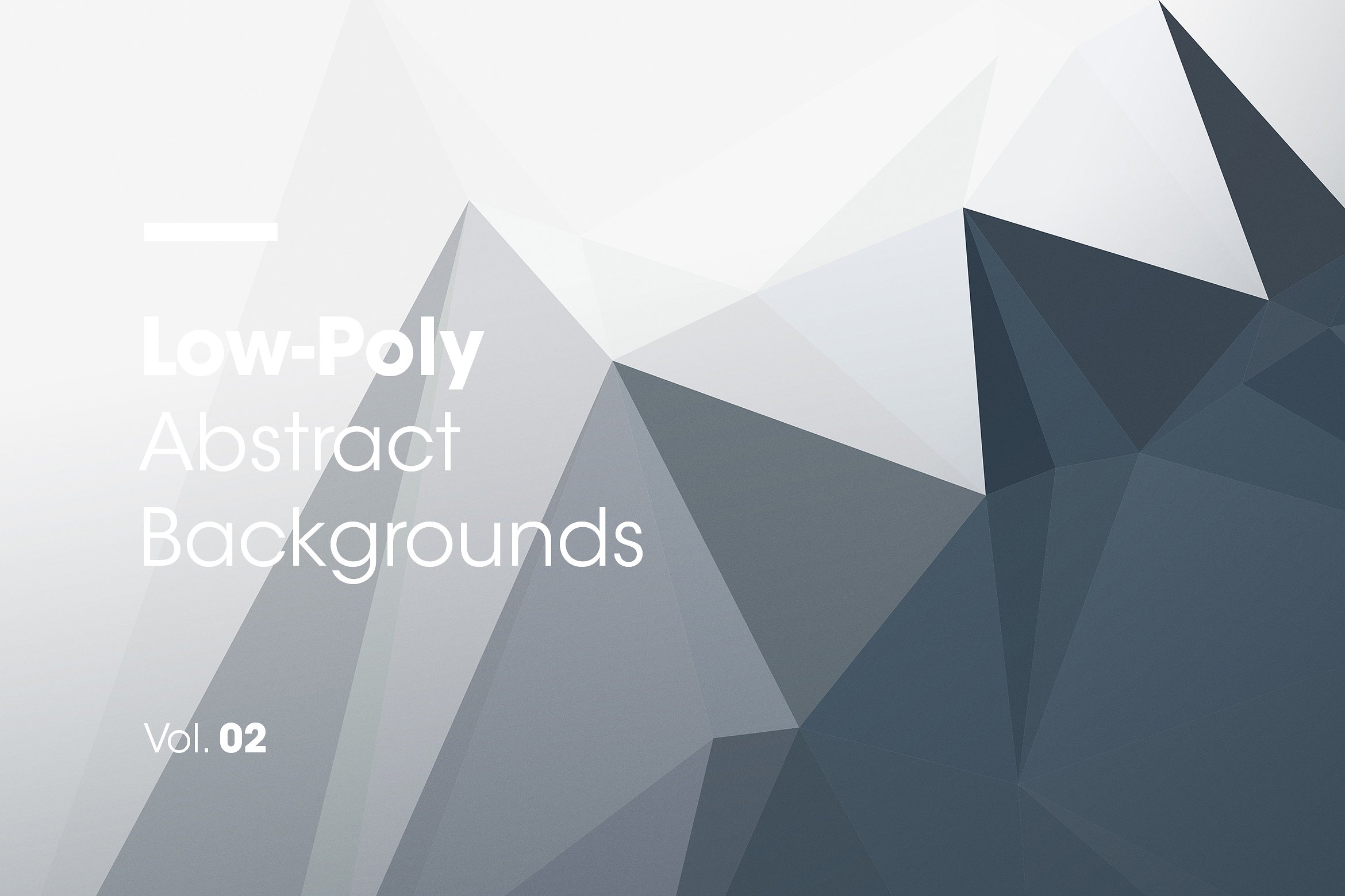 抽象多边形渐变图形背景v2 Low-Poly | Abstract Backgrounds | V2