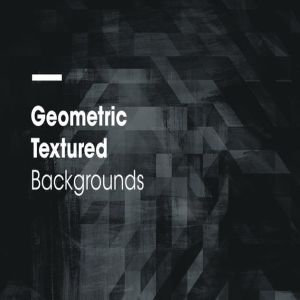 抽象几何黑色纹理背景Geometric Textured Backgrounds - 一流设计网