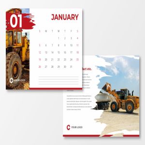 2020年建筑基建企业定制活页日历设计模板 Calendar 2020插图4