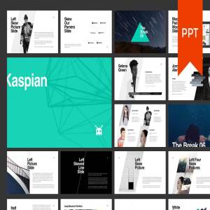 100+页高清 PPT 幻灯片模板 KASPIAN PowerPoint Presentation
