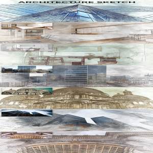 极具创造性的建筑素描PS图层样式下载[psd,jpg]