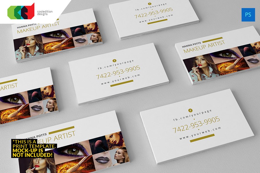 一组多用途商务名片模板 Multipurpose – Business Card 66