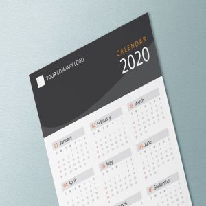 素色设计风格2020日历年历设计模板 Creative Calendar Pro 2020插图4