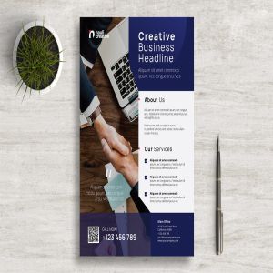 标准企业宣传海报传单设计PSD分层模板v2 Corporate Business Flyer PSD and Vector Vol.2