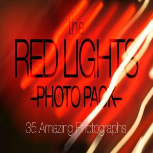 红色光线背景照片素材 Red Lights Photo Pack