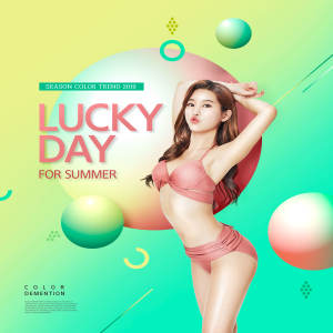 性感比基尼派对活动/内衣广告商业海报素材