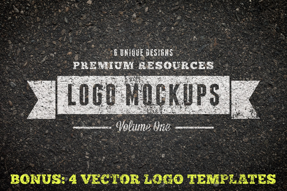 复古 Logo 展示样机模版 Vintage Logo Mockups Volume 1