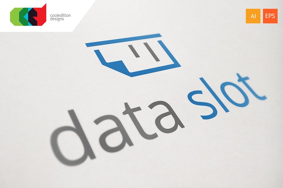 数据维护管理主题Logo模板 Data Slot – Logo Template