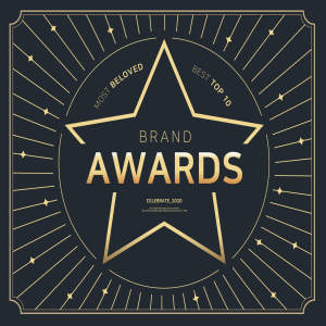 黑金大气风格荣誉金星奖海报设计模板