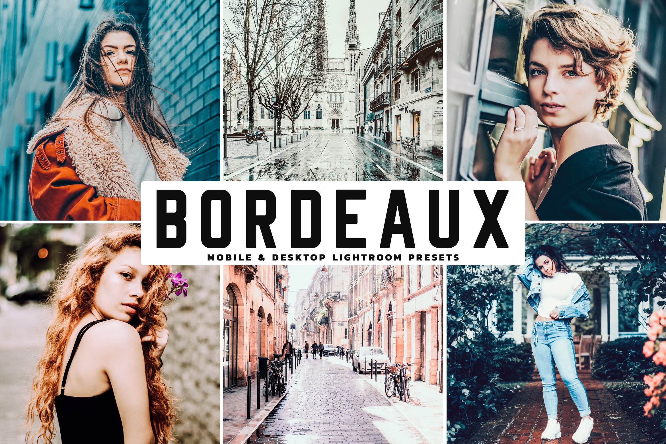 高对比度色彩增强照片后期处理调色LR预设下载 Bordeaux Mobile & Desktop Lightroom Presets