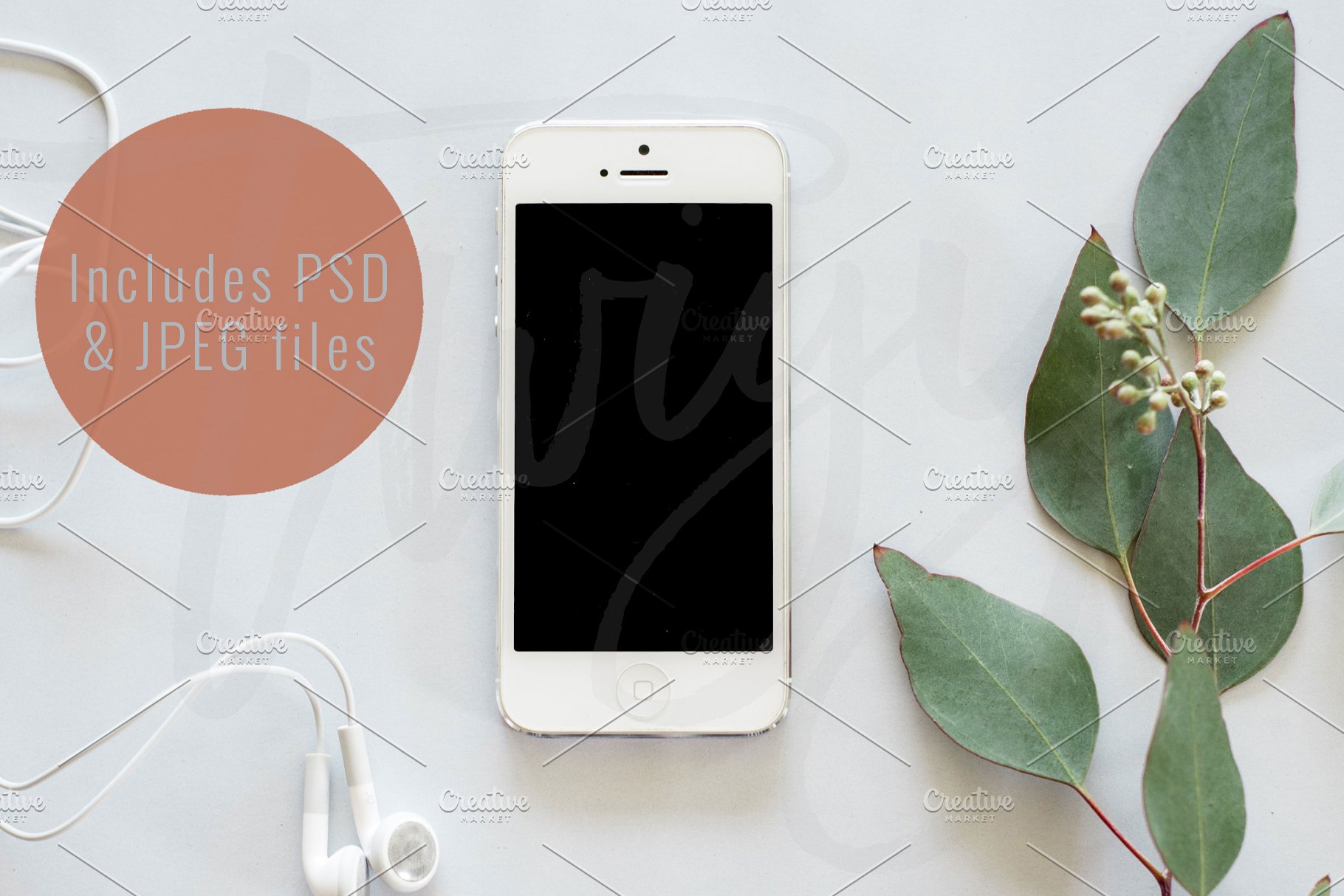 现代简约风 iPhone 样机模板 Styled Stock Photo | Phone Mockup