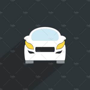 极简手绘汽车插画设计素材 Car