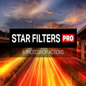 璀璨星光照片装饰PS动作 Star Filters Pro – 8 PS Actions